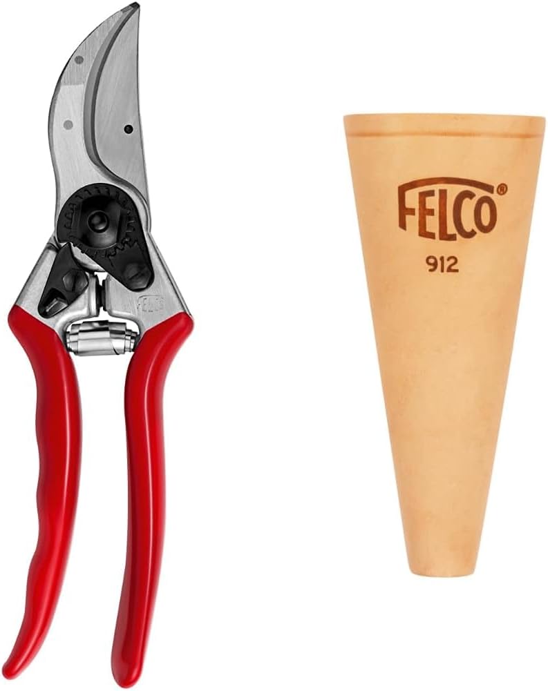 FELCO F-2 068780 Classic Manual Hand Pruner, F 2, Red