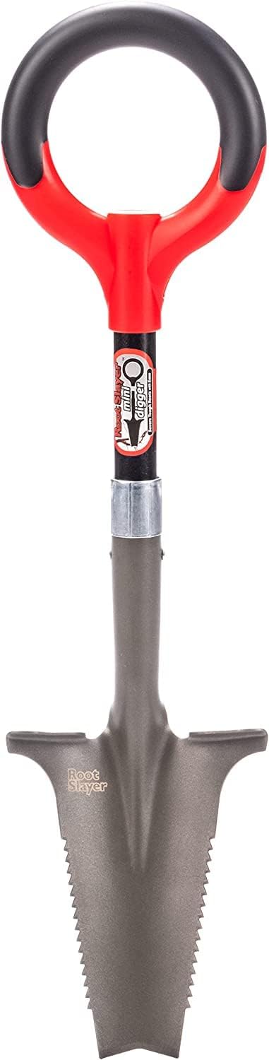 Radius Garden 23311 Root Slayer Perennial Shovel, Red