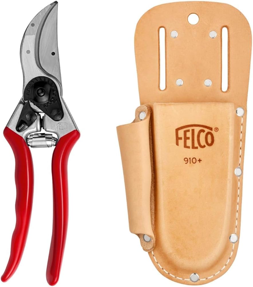 FELCO F-2 068780 Classic Manual Hand Pruner, F 2, Red