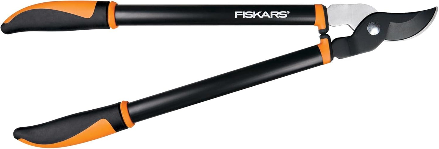 Fiskars 32-Inch PowerGear Loppers for Tree Trimming, Heavy-Duty, Sharp Bypass Steel Blade Tree Branch Cutter up to 2-Inch Diameter Cut Capacity, Hand Loppers