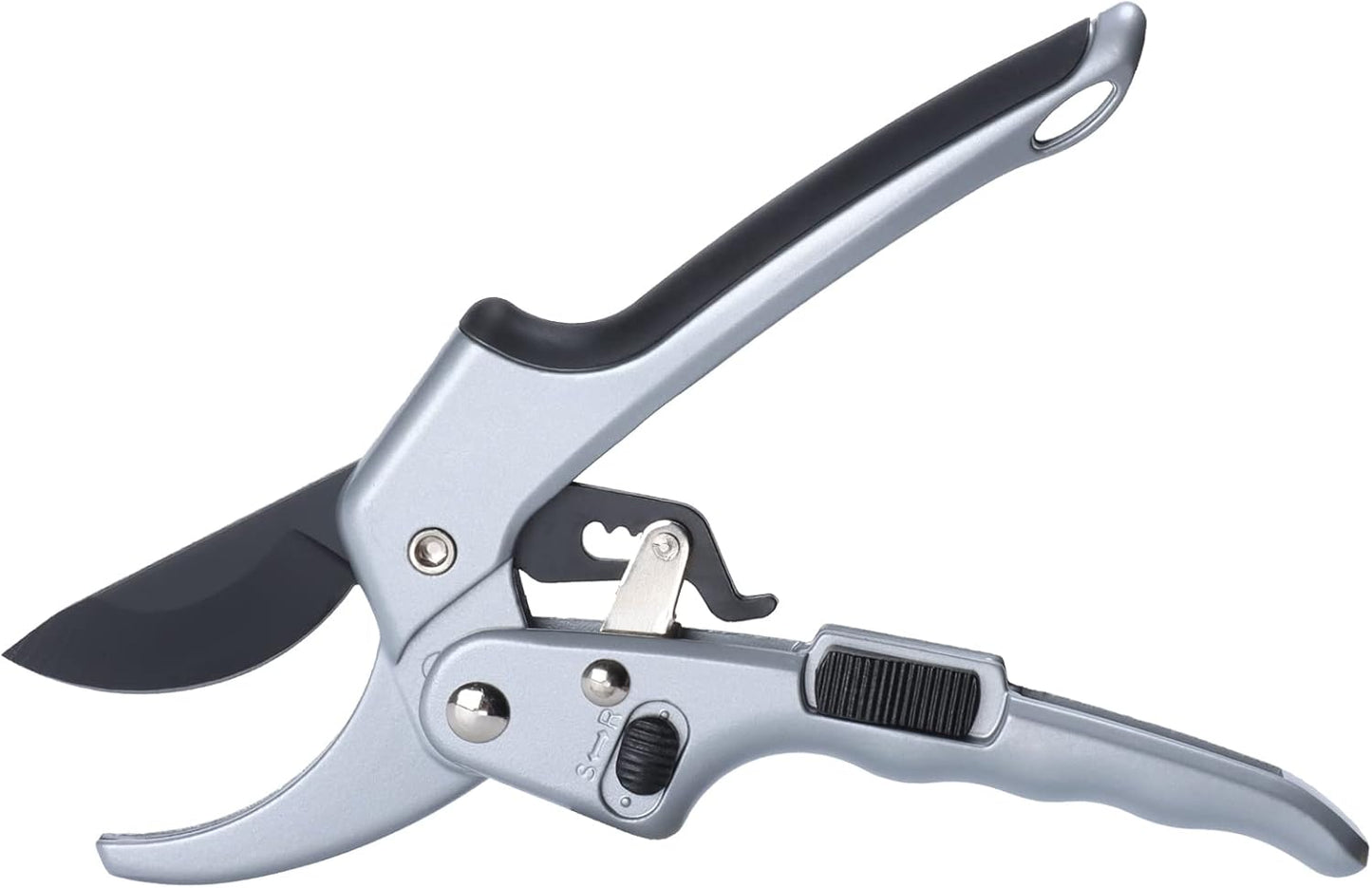 Germany Pruning Shears, Arthritis Weak Hand Snips, Work 3 Times Easier, 1-Inch Cut Capacity Garden Clippers, Ergonomic handle, Rust resistant, high strength steel, Sharp