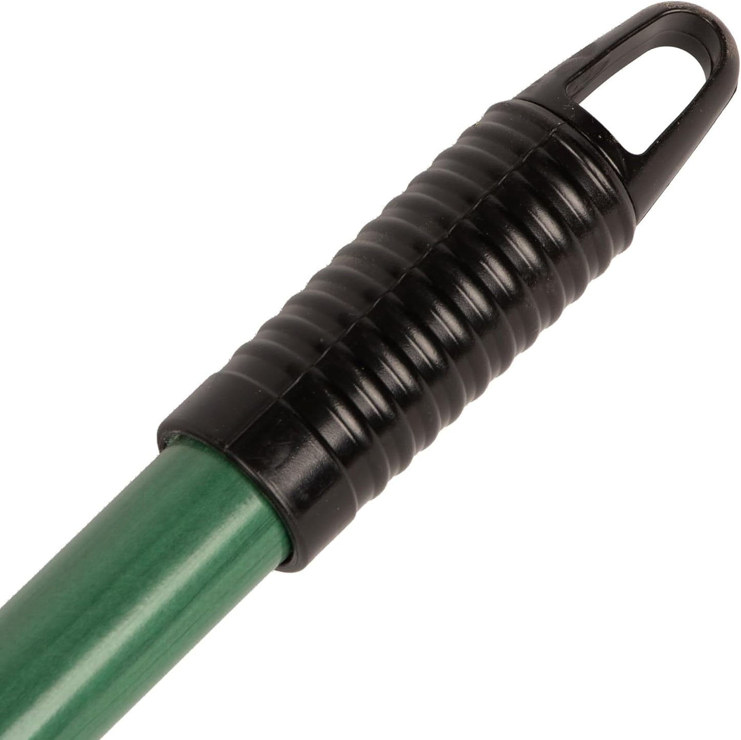 Green Rake 55-inch Lightweight Fiberglass Handle, 21-inch Head, Durable Steel Tines for Gardening, De-Thatching or Professional Landscaping