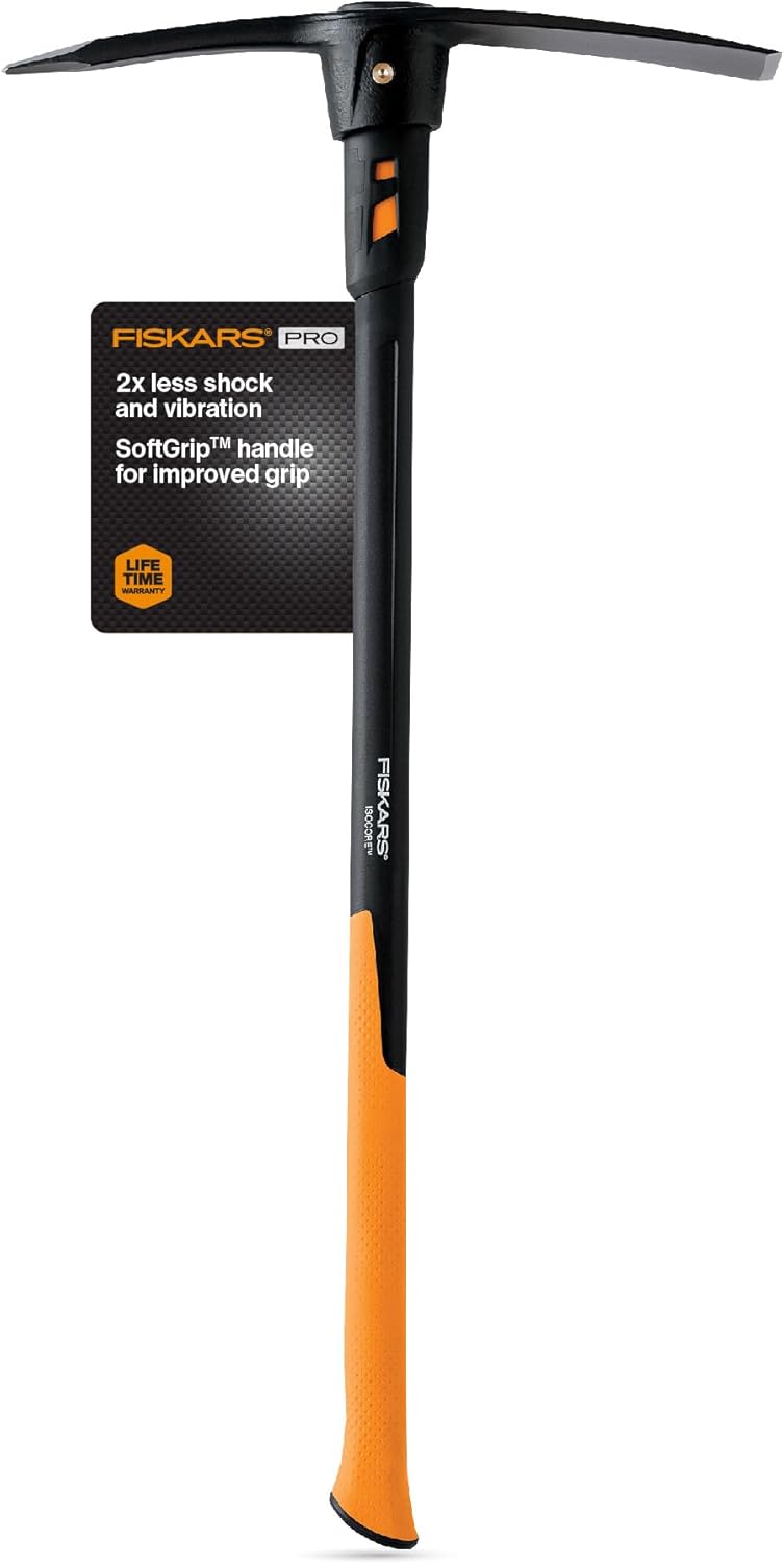 Fiskars 8 lb. Splitting Maul - 36" Shock-Absorbing, Comfort Grip Handle - Rust Resistant Forged Steel Blade - Wood Splitter Maul for Hardwood - Split Wood for Campfires - Bushcraft Gear