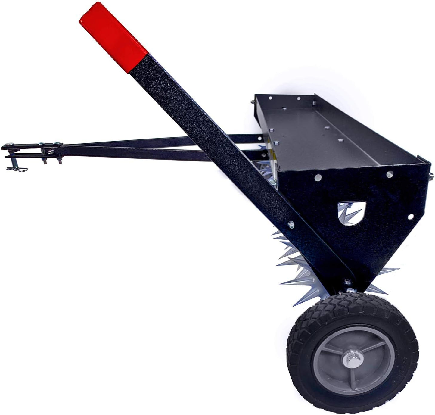 Brinly SAT2-40BH-P Tow Behind Spike Aerator with Transport Wheels, 40"
