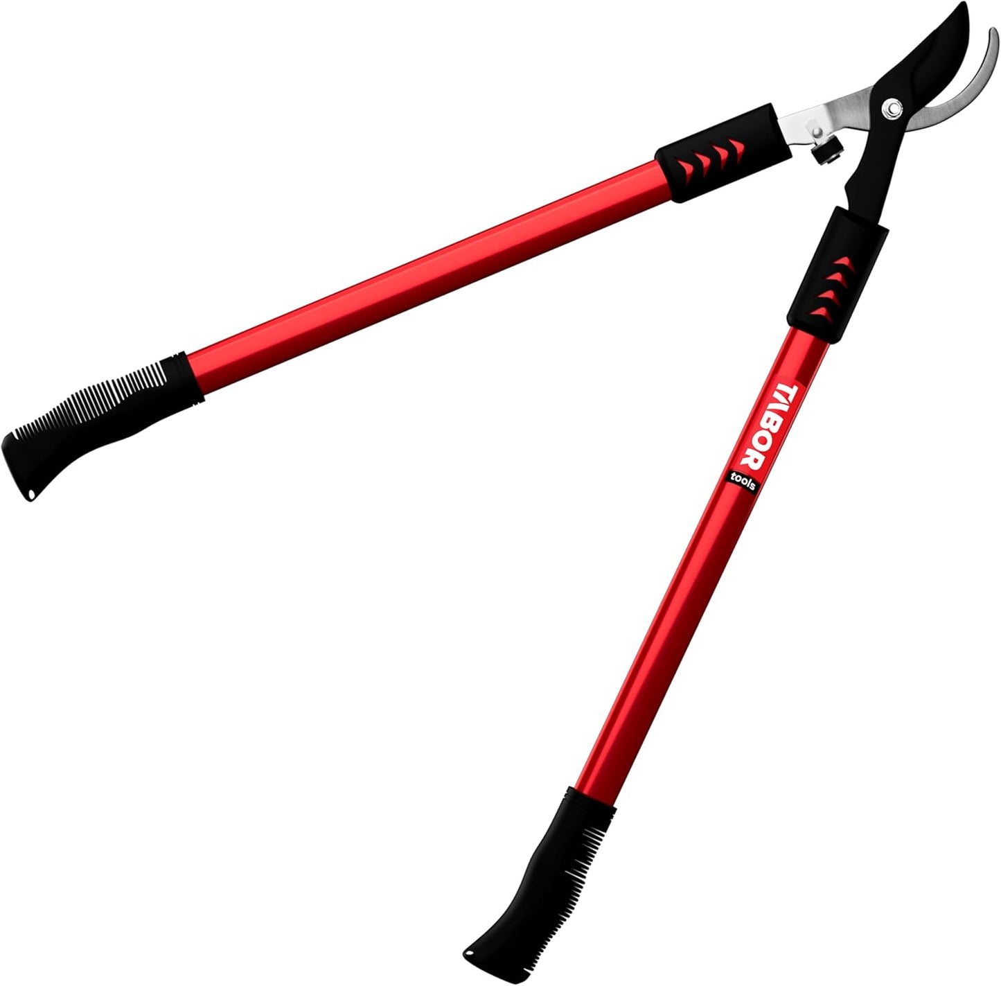 TABOR TOOLS GG12A Anvil Lopper with Compound Action, 30 Inch Tree Trimmer, Thick Branch Cutter with ⌀ 2 Inch Cutting Capacity, Chops Thick Branches with Ease.