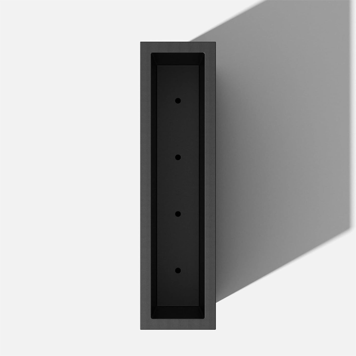 Veradek Block Series Span Plastic Planter - Tall Rectangular Planter for Indoor or Outdoor Patio/Porch | Durable All-Weather with Removable Insert Bucket | Modern Design for Plants, Flowers, Garden