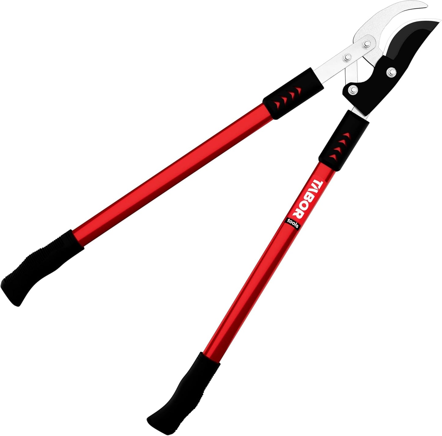 TABOR TOOLS GG12A Anvil Lopper with Compound Action, 30 Inch Tree Trimmer, Thick Branch Cutter with ⌀ 2 Inch Cutting Capacity, Chops Thick Branches with Ease.