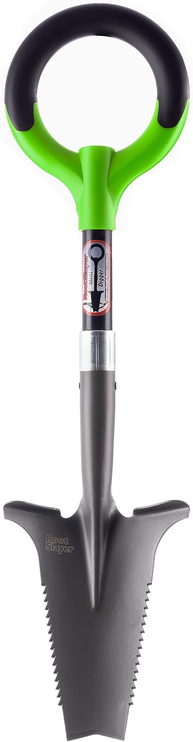 Radius Garden 23311 Root Slayer Perennial Shovel, Red