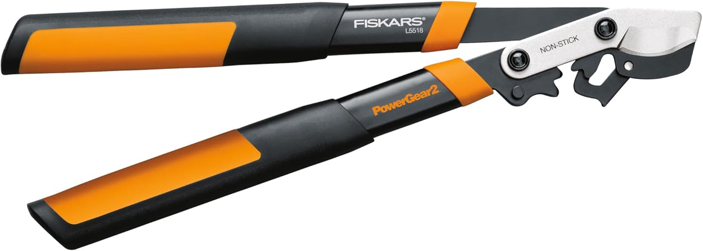 Fiskars 32-Inch Loppers for Tree Trimming, Heavy Duty, Low-Friction Sharp Steel Blade, Branch Cutter up to 2-Inch Diameter Cut Capacity, PowerGear2 Technology that Multiplies Power for Less Effort