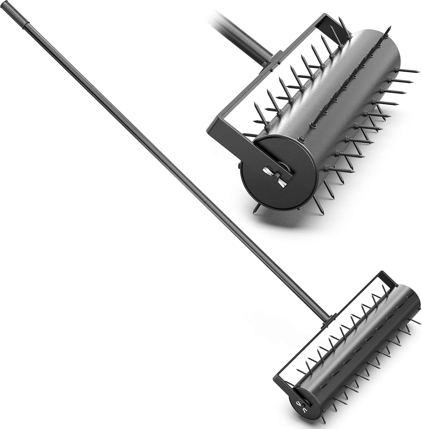 18-inch Lawn Aerator, Rolling Aerator Lawn Tool, Heavy Duty Lawn Aerator Tool, Grass Aerator & Garden Tools for Aeration & Soil Health