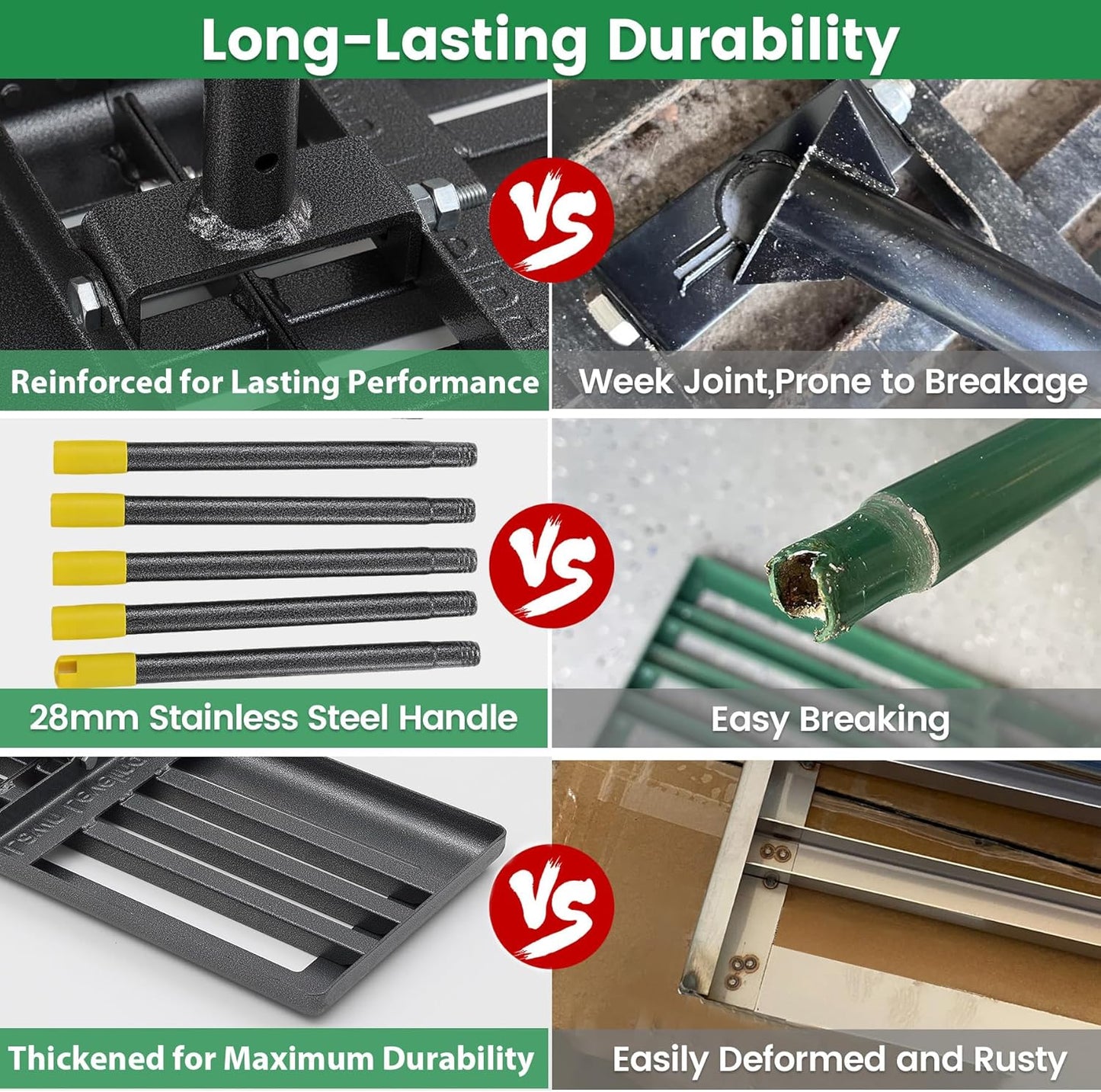Lawn Leveling Rake-Heavy Duty 30”x10” Foldable Leveler Plate,5FT Adjustable Long Handle,Non Flipping Smooth Edge,Stainless Steel Ground Leveler for Yard,Soil,Gravel,Dirt,Landscaping