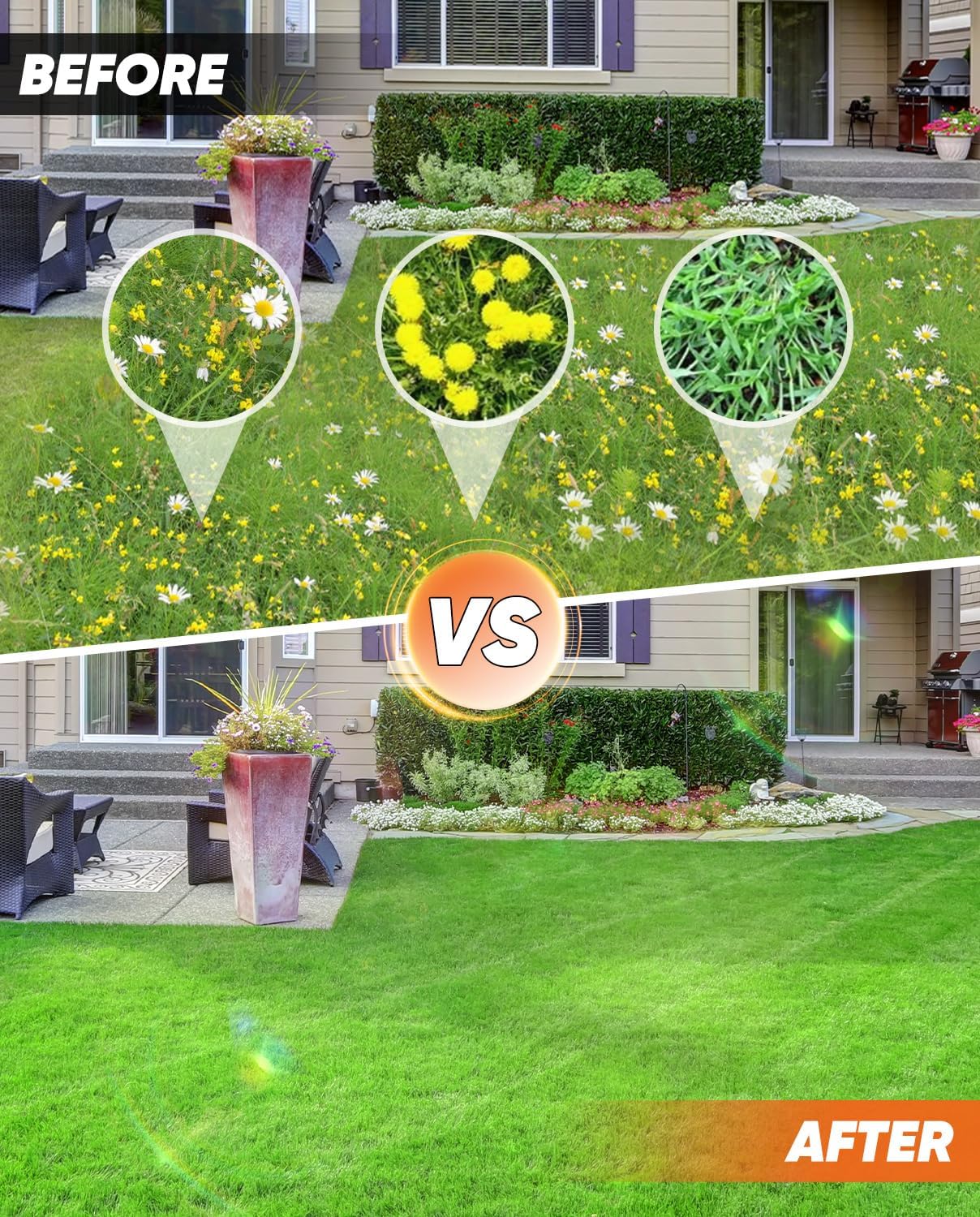 Saker Weed Puller Tool Stand Up Heavy Duty Garden Tool with Long Handle and Stainless Steel Claws for Remove Weeds Without Bending, Pulling, or Kneeling