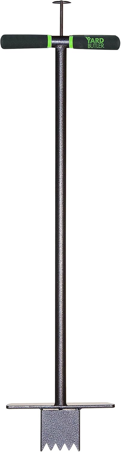 Yard Butler Sod Plugger turf cutter and grass plug tool for zoysia, St. Augustine, fescue, or centipede grass transplanting & repair - ISP-33