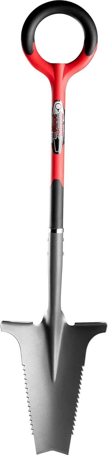 Radius Garden 22011 Root Slayer Shovel, Red