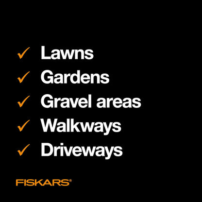 Fiskars 4-Claw Stand Up Weed Puller Tool, Gardening Hand Weeding Tool with 39" Long Ergonomic Handle with Easy-Eject Mechanism