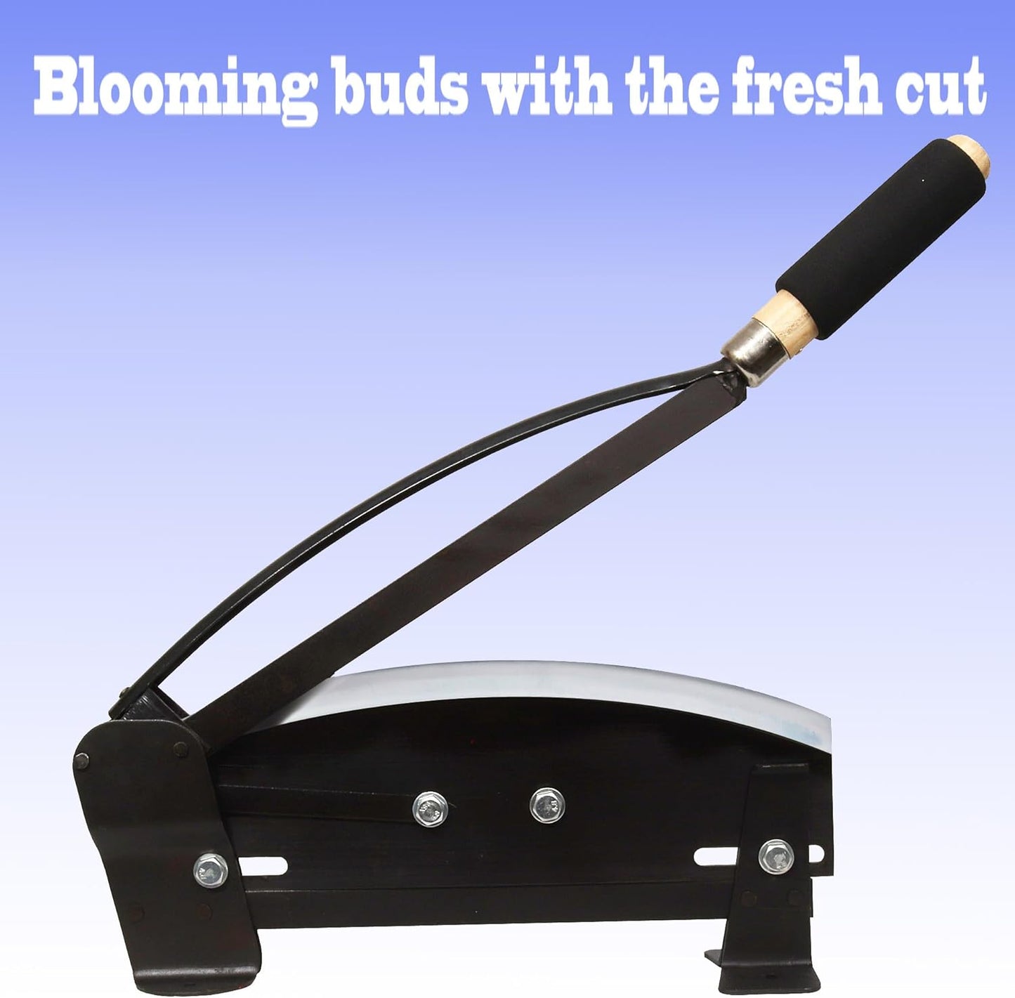 14-Inch Stainless Steel Flower Stem Cutter - Heavy Duty Bunch Cutter with Safety Lock - Perfect for Florists & Gardeners
