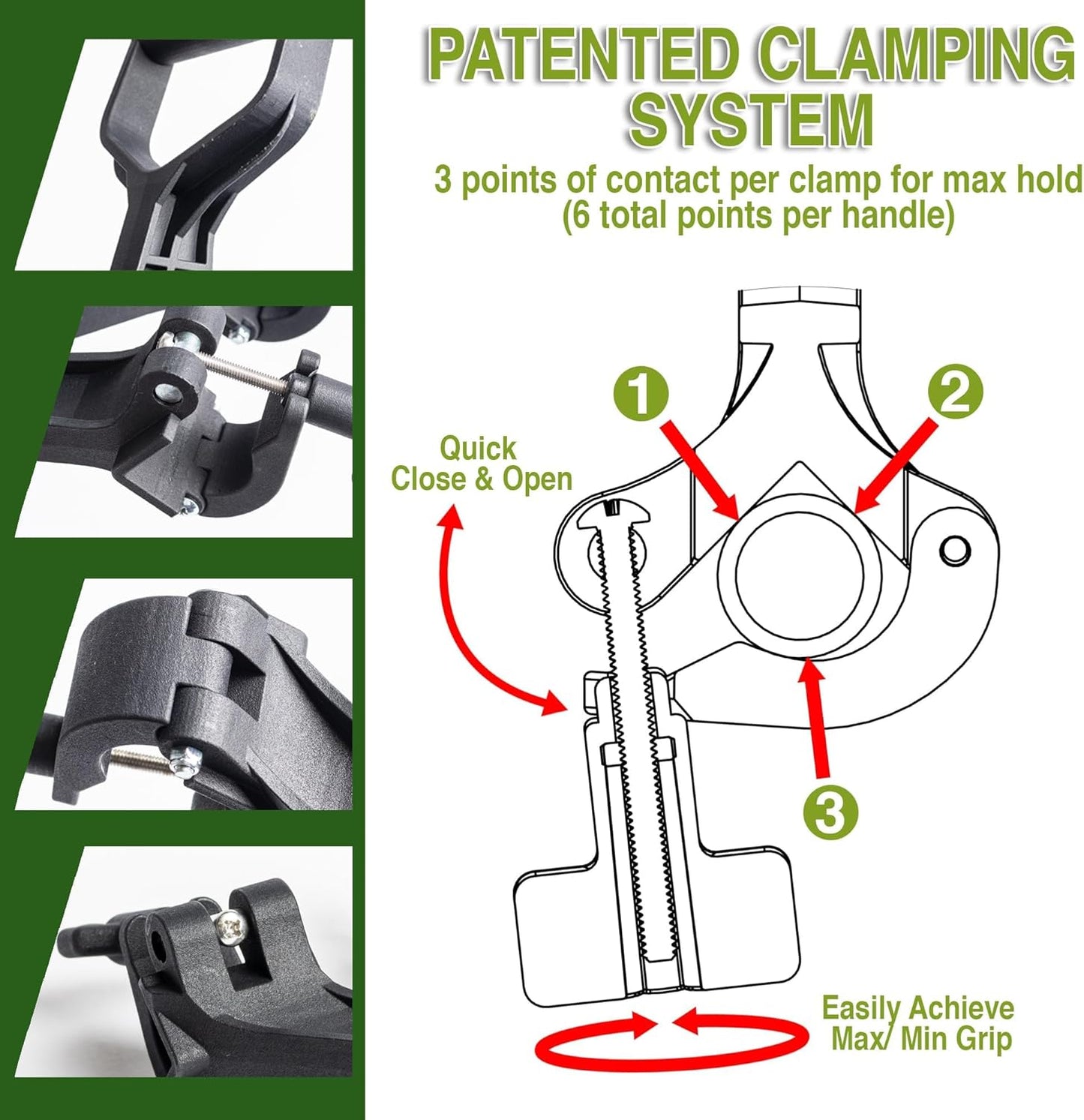 Back Saving Attachment, Converts Regular Tool Into Ergonomic Yard Tool, Back Saver Shovel Handle Attachment for Weed Eater, String Trimmer, Shovel, Rake, Gardening Tools